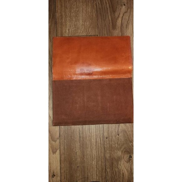 Vintage Leather/Suede Clutch - Picture 1 of 6